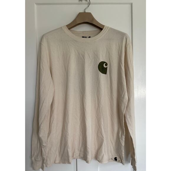 Carhartt Relaxed Fit Lightweight Long-Sleeve Farm Graphic T-Shirt Mens LRG‎ - Picture 1 of 11